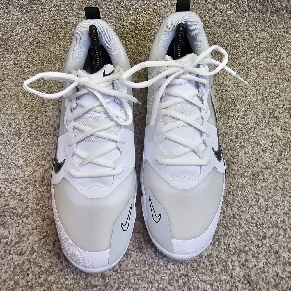 Nike Zoom Force Trout 9 Pro Metal Baseball Cleats White FB2907-102 - Men's 8.5 - Picture 4 of 16